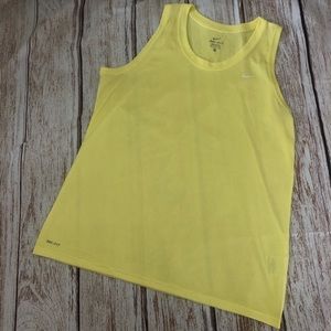 Nike Yellow Tank Top Size XL
